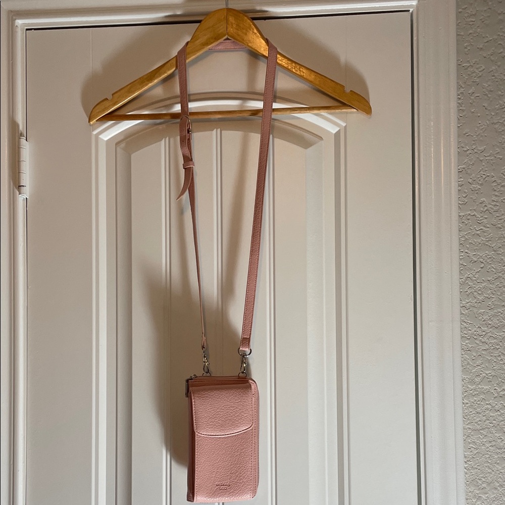 Misako Pink Crossbody Phone Bag